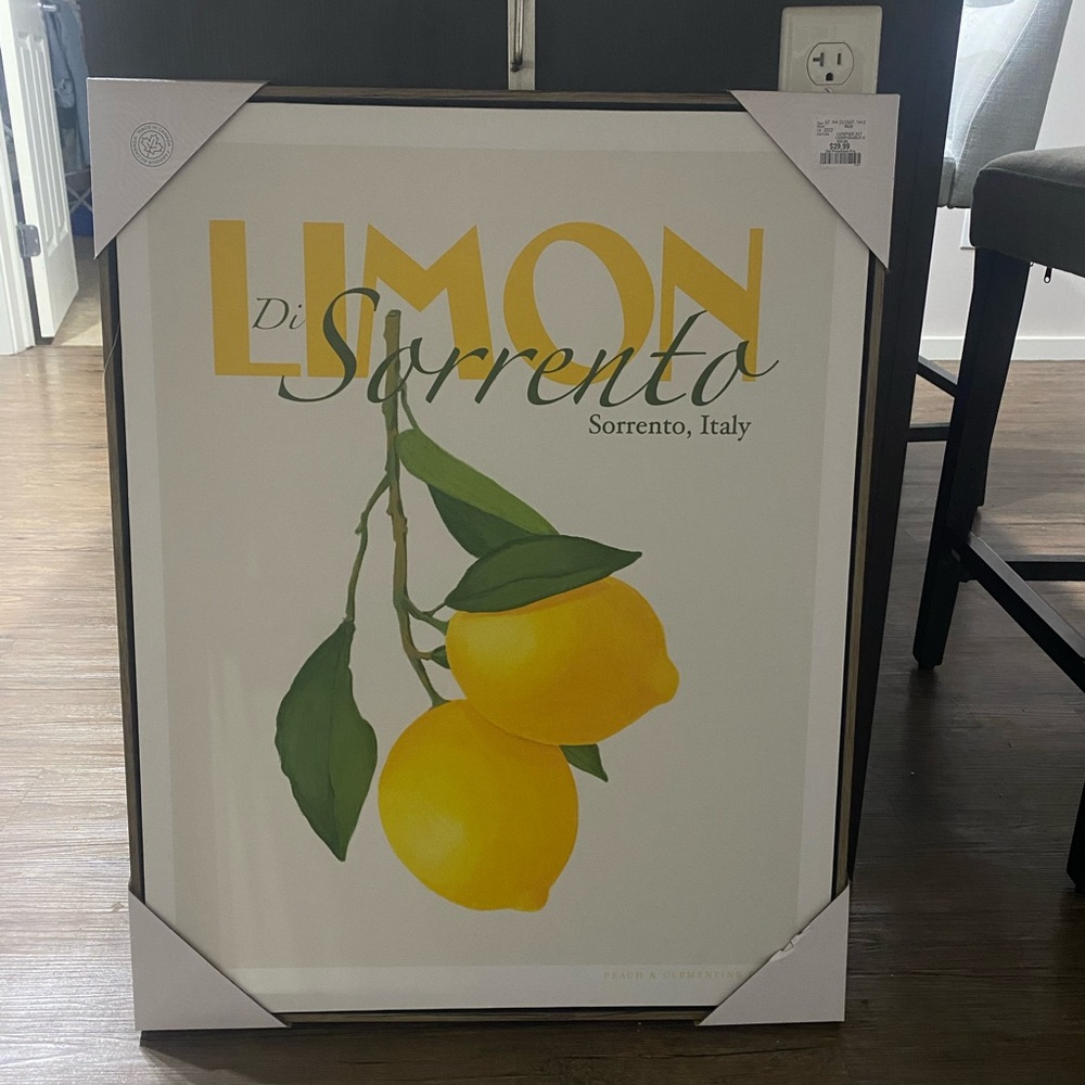 Lemon Wall art